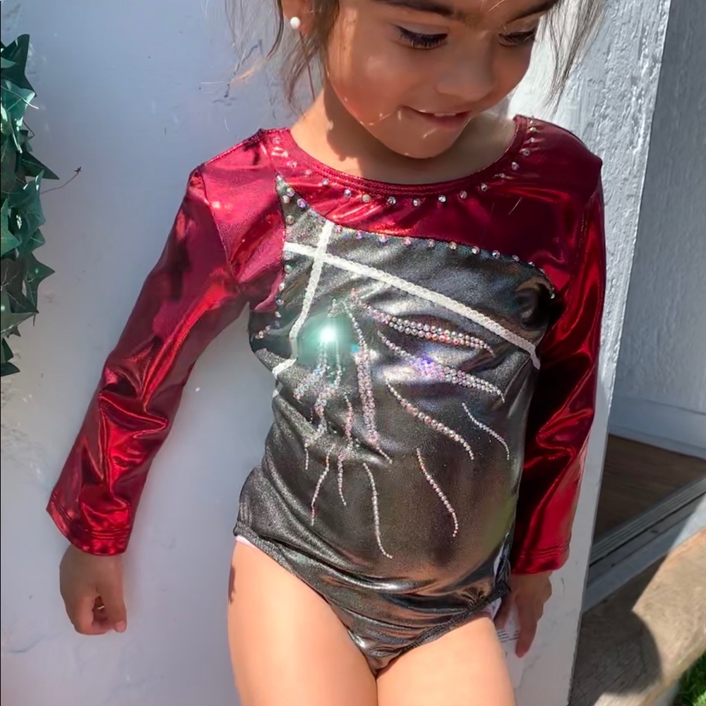 Swarovski leotard for gymnastics